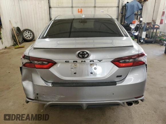 2023 Toyota Camry SE with VIN 4T1T11AKXPU773587, listed as a Copart auction lot 52325575 with 46,941 mi miles and Salvage Title. Bid and sale history available at DreamBid. Image 6.