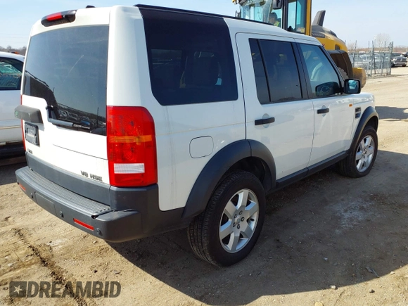 2008 Land Rover LR3 HSE with VIN SALAG25468A455005, listed as a IAAI auction lot 41785847 with 220,740 mi miles and . Bid and sale history available at DreamBid. Image 4.