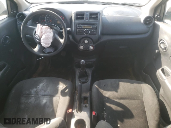 2014 Nissan Versa S with VIN 3N1CN7AP6EL835598, listed as a Copart auction lot 44154275 with 163,248 mi miles and Salvage Title. Bid and sale history available at carsss.com. Image 8.
