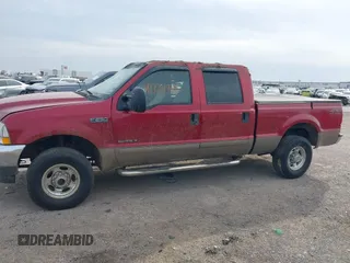 2002 Ford Super Duty F-250 XL with VIN 1FTNW21F32EB72189, listed as a IAAI auction lot 41724745 with 164,054 mi miles. Bid and sale history available at carsss.com. Image 14.