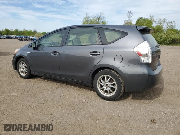 2012 Toyota Prius Two with VIN JTDZN3EU4C3076474, listed as a Copart auction lot 56713595 with 102,692 mi miles and Clean Title. Bid and sale history available at DreamBid. Image 2.