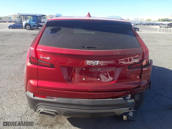 2023 Cadillac XT4 FWD Premium Luxury with VIN 1GYFZCR43PF158499, listed as a Copart auction lot 58021974 with 9,497 mi miles and Salvage Title. Bid and sale history available at carsss.com. Image 6.