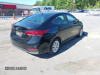 2022 Hyundai Accent SE with VIN 3KPC24A60NE181293, listed as a IAAI auction lot 42517919 with 14,896 mi miles and . Bid and sale history available at DreamBid. Image 4.