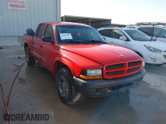 2003 Dodge Dakota Sport with VIN 1D7HL38X63S362491, listed as a IAAI auction lot 41642370 with 299,300 mi miles. Bid and sale history available at carsss.com. Image 1.