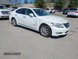 2012 Lexus LS 460 with VIN JTHCL5EF4C5014049, listed as a IAAI auction lot 42107343 with 49,677 mi miles and . Bid and sale history available at DreamBid. Image 1.