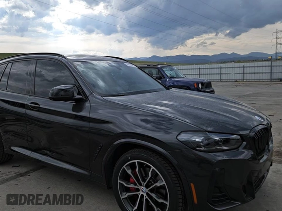 2023 BMW X3 M40i with VIN 5UX83DP0XP9P69052, listed as a Copart auction lot 54243525 with 22,940 mi miles and Salvage Title. Bid and sale history available at DreamBid. Image 11.