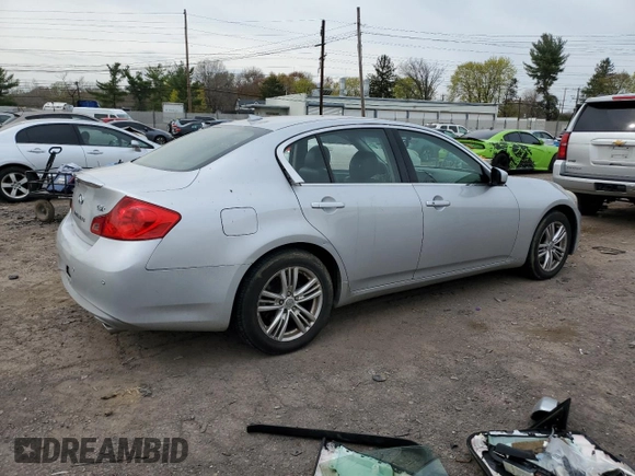 2013 Infiniti G37 x with VIN JN1CV6AR7DM356347, listed as a Copart auction lot 52612295 with 163,965 mi miles and Salvage Title. Bid and sale history available at carsss.com. Image 3.