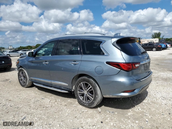 2019 Infiniti QX60 LUXE with VIN 5N1DL0MN3KC522407, listed as a Copart auction lot 75826624 with 78,138 mi miles and Non Repairable. Bid and sale history available at carsss.com. Image 2.