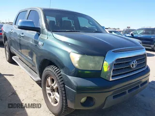 2007 Toyota Tundra Limited with VIN 5TBEV58177S457258, listed as a IAAI auction lot 41727849 with 307,434 mi miles and . Bid and sale history available at DreamBid. Image 1.