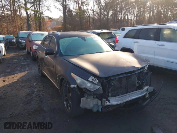 2010 Infiniti FX with VIN JN8AS1MW9AM853823, listed as a IAAI auction lot 41082325 with 137,096 mi miles. Bid and sale history available at carsss.com. Image 1.