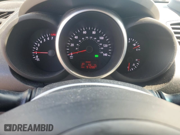 2012 Kia Soul + with VIN KNDJT2A68C7441090, listed as a Copart auction lot 55031315 with 91,288 mi miles and Salvage Title. Bid and sale history available at DreamBid. Image 9.