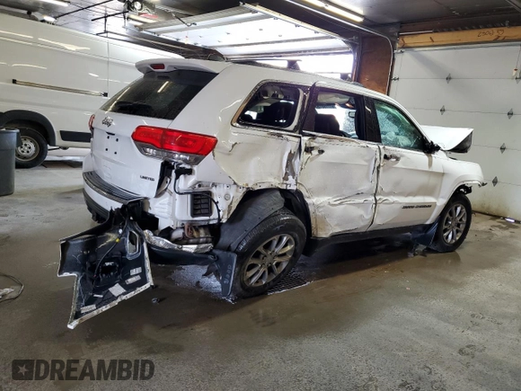 2017 Jeep Grand Cherokee Limited 75th Anniversary with VIN 1C4RJFBT6HC667826, listed as a Copart auction lot 61776815 with 169,327 mi miles and Salvage title. Bid and sale history available at DreamBid. Image 3.