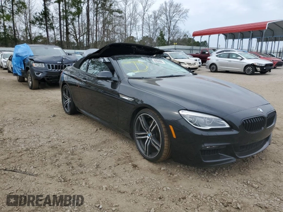 2018 BMW 6 Series 650i with VIN WBA6F5C55JD997212, listed as a Copart auction lot 42994084 with 54,748 mi miles. Bid and sale history available at carsss.com. Image 4.