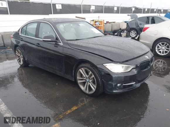 2013 BMW 3 Series ActiveHybrid 3 with VIN WBA3F9C57DF483994, listed as a IAAI auction lot 41797778 with 92,313 mi miles. Bid and sale history available at carsss.com. Image 1.