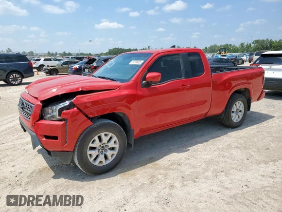 2022 Nissan Frontier S with VIN 1N6ED1CL1NN620840, listed as a Copart auction lot 59368005 with 69,939 mi miles and Salvage title. Bid and sale history available at DreamBid. Image 1.