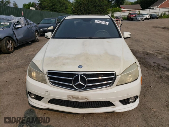 2010 Mercedes-Benz C 300 Sport with VIN WDDGF5EB1AF433951, listed as a Copart auction lot 59273155 with 152,214 mi miles and Salvage title. Bid and sale history available at DreamBid. Image 5.