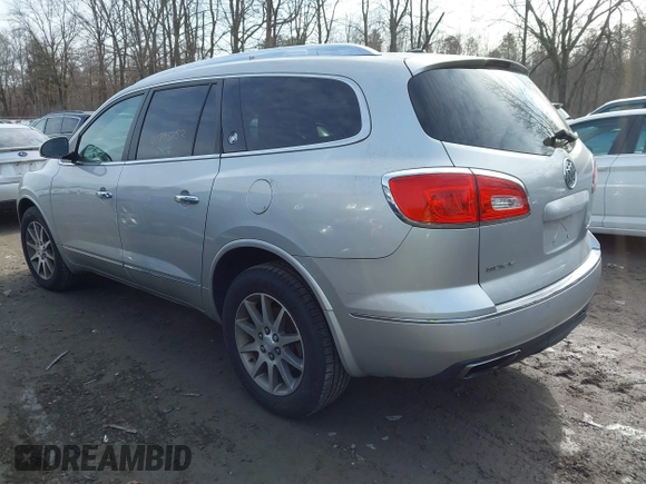 2014 Buick Enclave Leather with VIN 5GAKVBKD9EJ361204, listed as a IAAI auction lot 41795752 with 92,834 mi miles and . Bid and sale history available at DreamBid. Image 3.