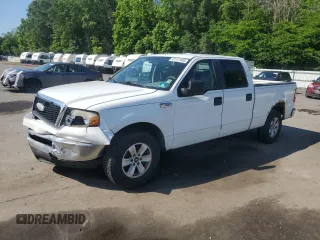 2007 Ford F-150 XLT with VIN 1FTRW12W47FB17956, listed as a Copart auction lot 61121845 with 249,614 mi miles and Salvage title. Bid and sale history available at DreamBid. Image 1.