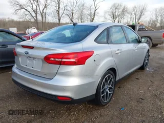 2017 Ford Focus SEL with VIN 1FADP3H23HL221712, listed as a IAAI auction lot 41823077 with 51,233 mi miles. Bid and sale history available at carsss.com. Image 4.