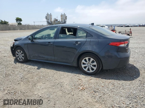 2024 Toyota Corolla LE with VIN JTDB4MEEXR3017537, listed as a Copart auction lot 60832825 with 23,779 mi miles and Salvage title. Bid and sale history available at DreamBid. Image 2.