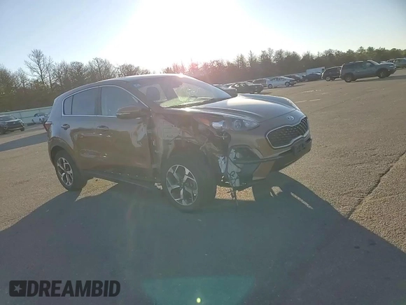 2020 Kia Sportage LX with VIN KNDPMCAC7L7650310, listed as a Copart auction lot 87936345 with 56,614 mi miles and Non Repairable. Bid and sale history available at carsss.com. Image 12.
