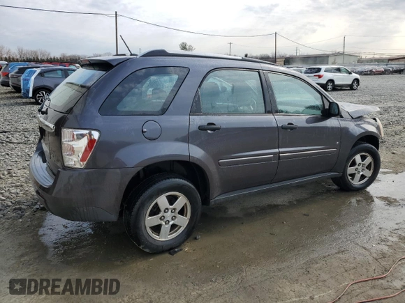 2008 Chevrolet Equinox LS with VIN 2CNDL13F086048823, listed as a Copart auction lot 48845925 with 0 mi miles and Salvage Title. Bid and sale history available at carsss.com. Image 3.