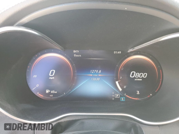 2022 Mercedes-Benz C 300 with VIN W1KWK8DB1NG115192, listed as a Copart auction lot 74674234 with 13,638 mi miles and Non Repairable. Bid and sale history available at DreamBid. Image 9.