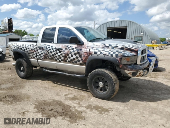 2005 Dodge 2500 SLT с VIN 3D7KS28C75G858085, выставлен на аукционе Copart как лот 54144345 с пробегом 265 815 миль миль и Списание • Salvage title. История ставок и продаж доступна на DreamBid. Изображение 4.
