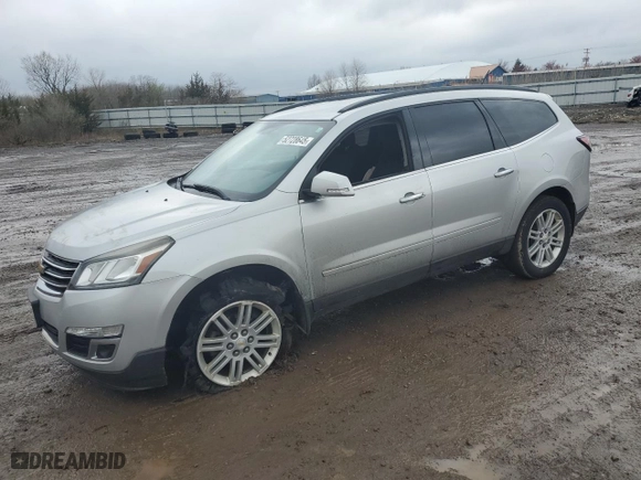 2015 Chevrolet Traverse LT with VIN 1GNKRGKD4FJ349194, listed as a Copart auction lot 52728645 with 91,956 mi miles and Salvage Title. Bid and sale history available at carsss.com. Image 1.