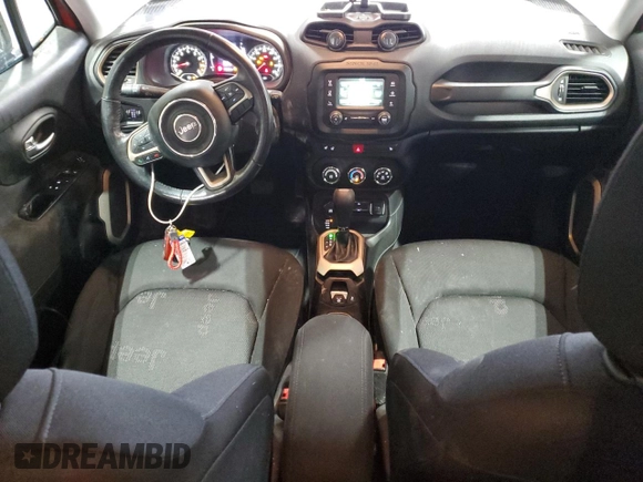 2017 Jeep Renegade Altitude with VIN ZACCJBBBXHPF84837, listed as a Copart auction lot 43204725 with 115,368 mi miles and Salvage Title. Bid and sale history available at carsss.com. Image 8.