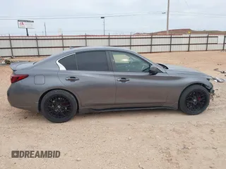 2018 Infiniti Q50 3.0t LUXE with VIN JN1EV7AR7JM432434, listed as a IAAI auction lot 41794112 with 48,666 mi miles. Bid and sale history available at carsss.com. Image 13.