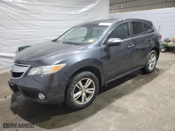 2015 Acura RDX Tech Pkg with VIN 5J8TB4H52FL025764, listed as a Copart auction lot 49716525 with 126,005 mi miles and Salvage Title. Bid and sale history available at carsss.com. Image 1.