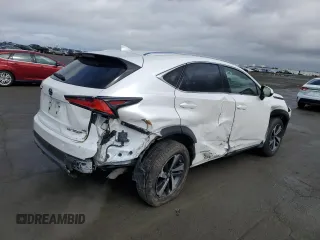 2021 Lexus NX with VIN JTJGJRDZ9M2166856, listed as a Copart auction lot 44993055 with 83,674 mi miles and Salvage Title. Bid and sale history available at carsss.com. Image 3.