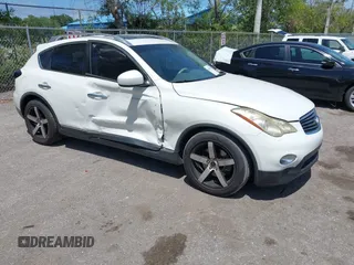 2011 Infiniti EX Journey z VIN JN1AJ0HP1BM802008, wystawiony jako IAAI lot #42064403 z przebiegiem 147 002 mil mil oraz . Historia ofert i sprzedaży dostępna na DreamBid. Obrazek 1.