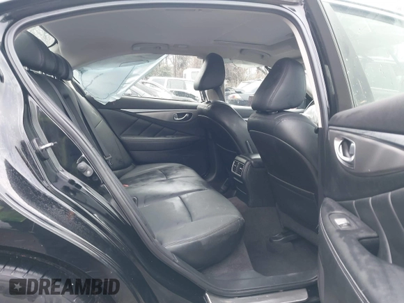 2015 Infiniti Q50 Premium with VIN JN1BV7AR1FM405854, listed as a IAAI auction lot 41516401 with 89,382 mi miles and . Bid and sale history available at DreamBid. Image 8.