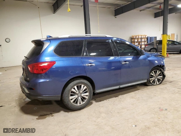 2020 Nissan Pathfinder SV with VIN 5N1DR2BN6LC580767, listed as a Copart auction lot 50225725 with 96,107 mi miles and Salvage Title. Bid and sale history available at carsss.com. Image 3.