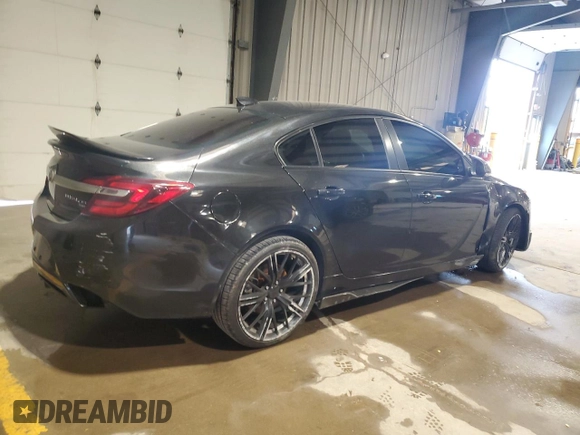 2015 Buick Regal GS with VIN 2G4GT5GX0F9127508, listed as a Copart auction lot 60233115 with 109,109 mi miles and Salvage title. Bid and sale history available at DreamBid. Image 3.