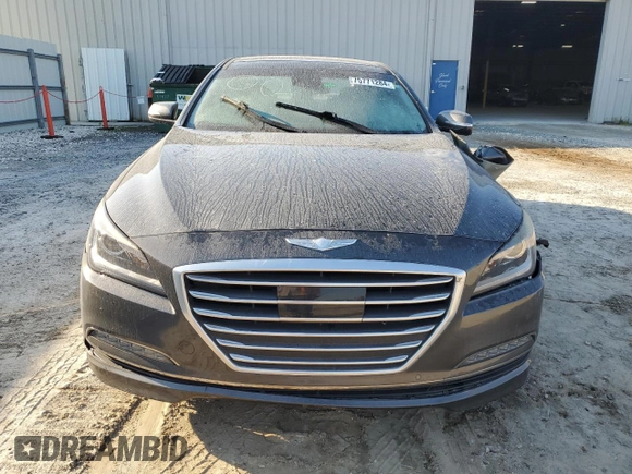 2017 Genesis G80 Ultimate with VIN KMHGN4JFXHU212334, listed as a Copart auction lot 75771284 with 78,779 mi miles and Salvage Title. Bid and sale history available at DreamBid. Image 5.