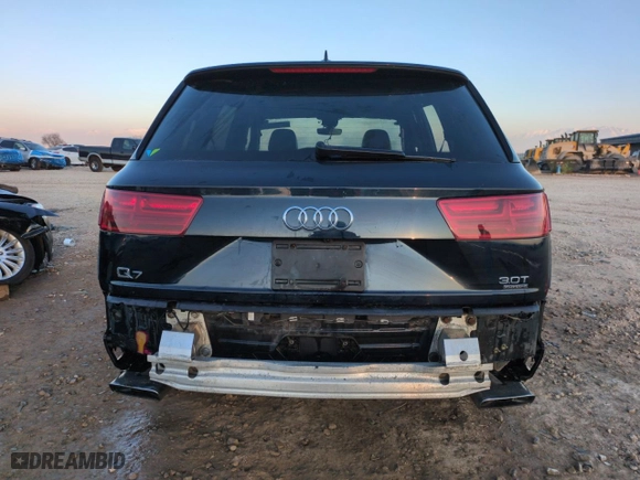 2018 Audi Q7 Prestige with VIN WA1VAAF79JD015811, listed as a Copart auction lot 87969245 with 103,667 mi miles and Salvage Title. Bid and sale history available at carsss.com. Image 6.