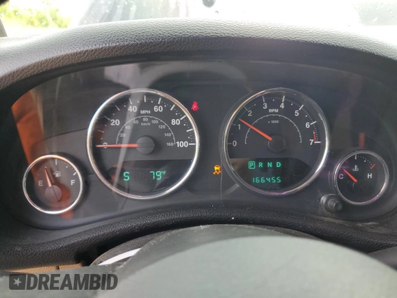 2012 Jeep Wrangler Unlimited Sahara with VIN 1C4BJWEG4CL120370, listed as a Copart auction lot 58744135 with 166,455 mi miles and Clean title. Bid and sale history available at DreamBid. Image 9.