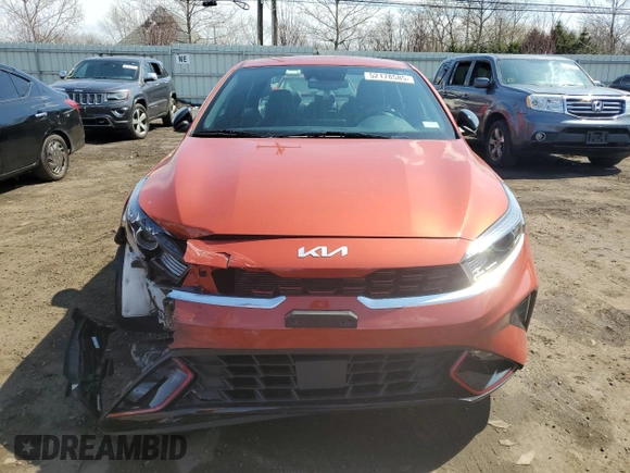 2024 Kia Forte GT-Line with VIN 3KPF54AD1RE734977, listed as a Copart auction lot 52178585 with 12,196 mi miles and Salvage Title. Bid and sale history available at carsss.com. Image 5.