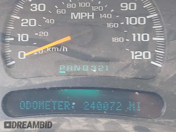 2003 Chevrolet Tahoe LS with VIN 1GNEC13V73R260171, listed as a IAAI auction lot 42582419 with 270,072 mi miles and . Bid and sale history available at DreamBid. Image 7.