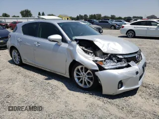 2012 Lexus CT 200h with VIN JTHKD5BH8C2095881, listed as a Copart auction lot 64307165 with 164,999 mi miles and Salvage title. Bid and sale history available at DreamBid. Image 4.