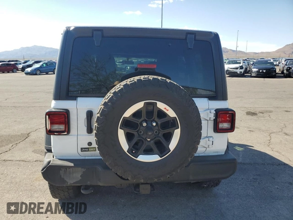 2020 Jeep Wrangler Unlimited Sport S z VIN 1C4HJXDG4LW209887, wystawiony jako Copart lot #59419785 z przebiegiem 89 138 mil mil oraz Szkoda całkowita • Salvage title. Historia ofert i sprzedaży dostępna na DreamBid. Obrazek 6.