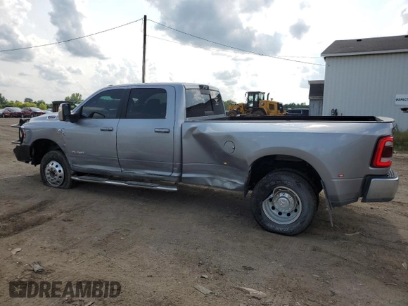 2023 Ram 3500 Laramie with VIN 3C63RRJL0PG501435, listed as a Copart auction lot 62786764 with 21,273 mi miles and Salvage Title. Bid and sale history available at carsss.com. Image 2.