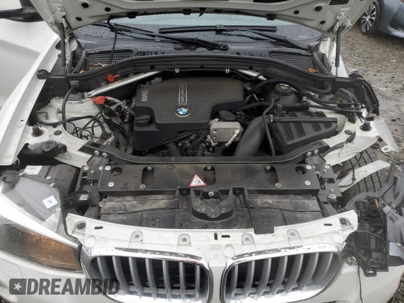 2016 BMW X3 xDrive28i with VIN 5UXWX9C54G0D76844, listed as a Copart auction lot 52458505 with 79,221 mi miles and Salvage Title. Bid and sale history available at carsss.com. Image 12.