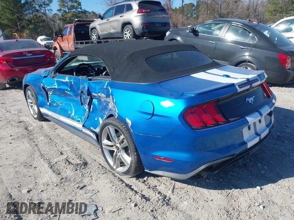 2020 Ford Mustang EcoBoost with VIN 1FATP8UH8L5157974, listed as a IAAI auction lot 41348994 with 48,148 mi miles and . Bid and sale history available at carsss.com. Image 3.