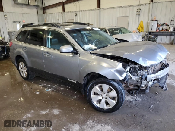 2011 Subaru Outback Limited Power Moon with VIN 4S4BRELC6B2313994, listed as a Copart auction lot 83560684 with 128,370 mi miles and Salvage title. Bid and sale history available at DreamBid. Image 4.
