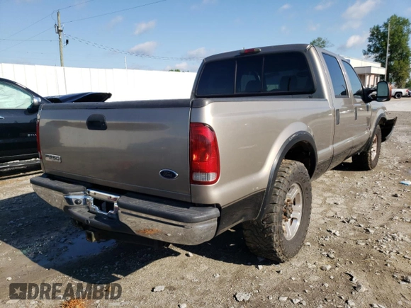 2005 Ford F-250 XL with VIN 1FTSW20P35EB09367, listed as a Copart auction lot 46801352 with 219,127 mi miles and Non Repairable. Bid and sale history available at DreamBid. Image 4.