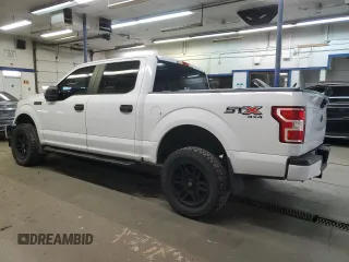 2018 Ford F-150 XL with VIN 1FTEW1EP9JFC44650, listed as a Copart auction lot 49629425 with 77,870 mi miles and Salvage Title. Bid and sale history available at carsss.com. Image 2.